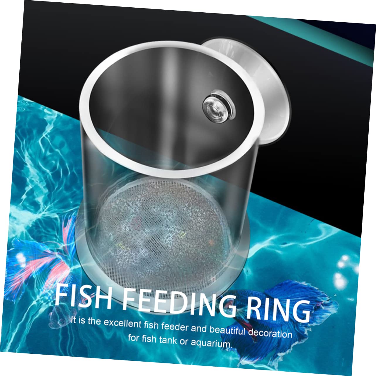 PRETYZOOM 5stücke -futterring Für Aquarien Mit Saugnapf Futterstation Für Fische Und Garnelen Installieren Langlebig Und Effizient Für Verschiedene Aquariengrößen Geeignet