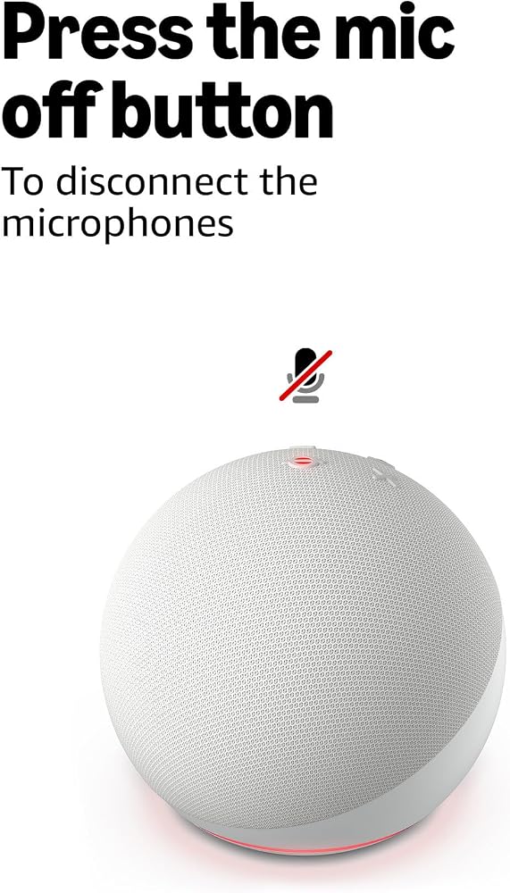 Amazon Echo Dot (newest model) - Vibrant sounding speaker, Designed for Alexa+, Great for bedrooms, dining rooms and offices, Glacier White
