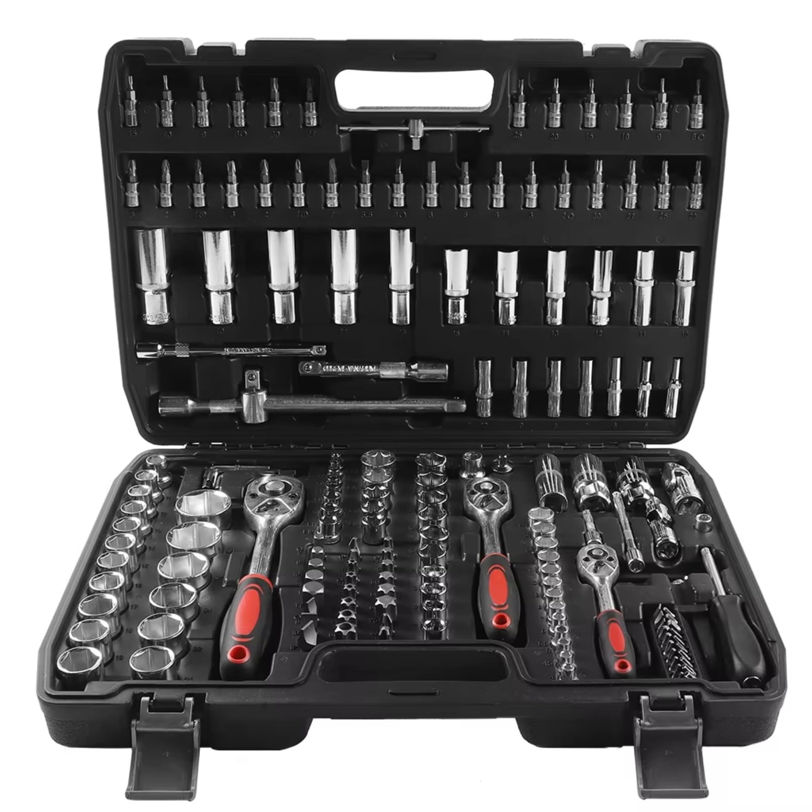 Set attrezzi da meccanico 171 Pz Set Di Chiavi A Bussola Strumento Di Riparazione Auto Chiave A Cricchetto Chiave 1/4 3/8 1/2 Chiave A Cricchetto Punte Per Cacciavite Strumento Mano