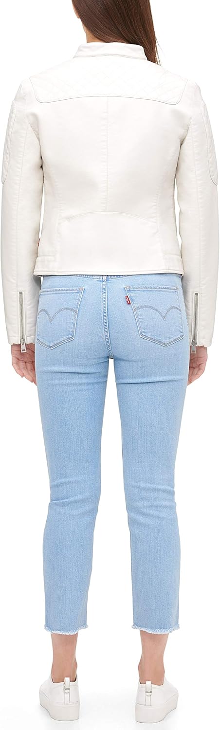 Levi's Women's Faux Leather Motocross Racer Jacket (Standard and Plus) - Image 2