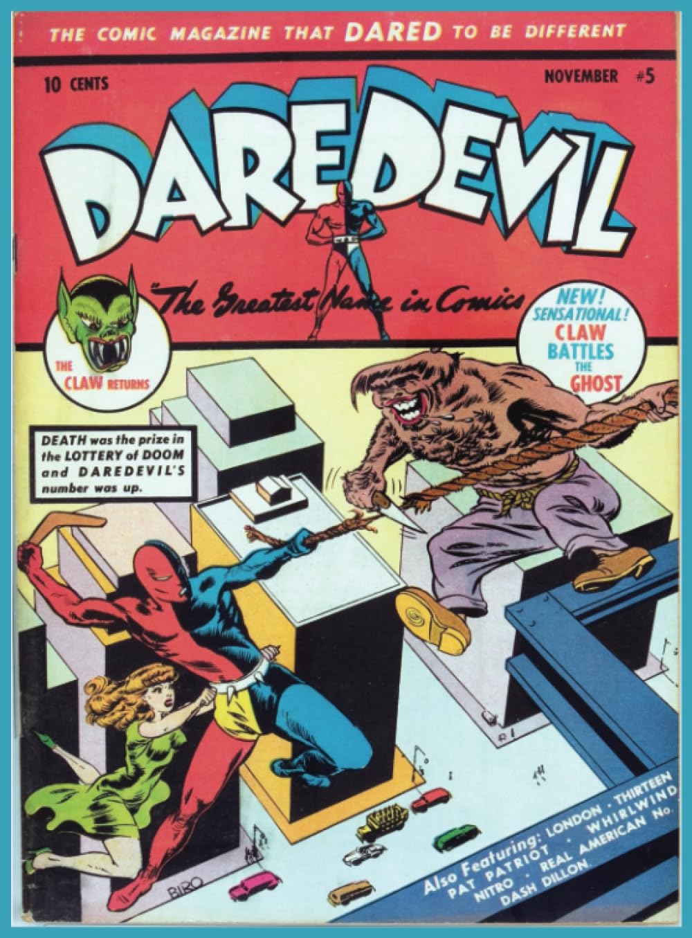 Daredevil (Golden Age) #5: Vintage Superhero Comic Book | November 1941