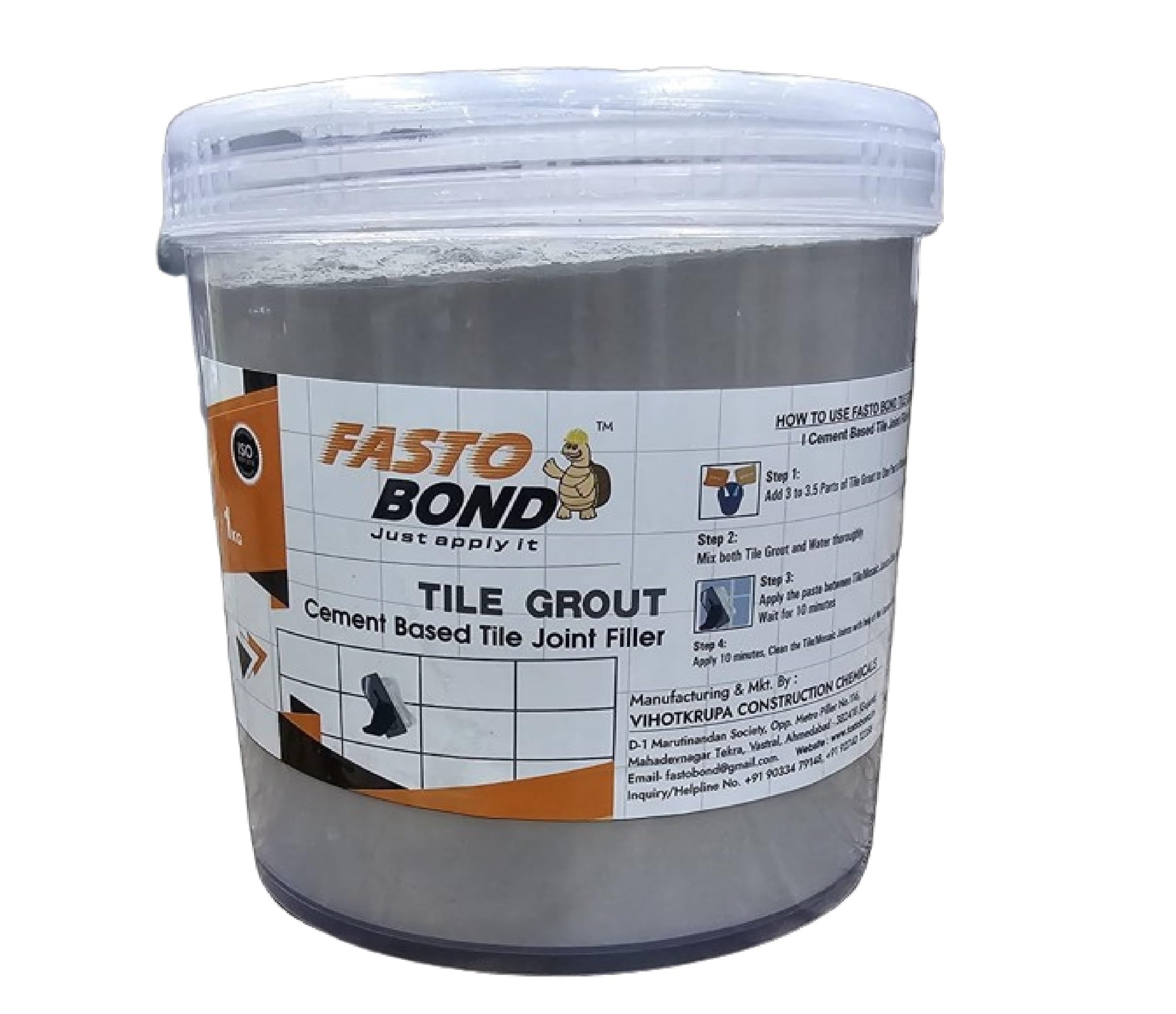 Fastobond Cement Base Tile Grout (Crack Filler) 1 Kg (WHITE) (B09TBKJMS3) Amazon Price History, Amazon Price Tracker