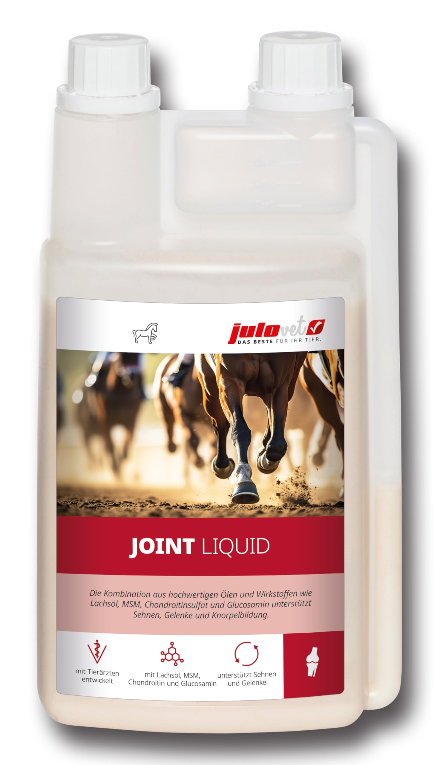 Joint Liquid | 1 l | Ergänzungsfuttermittel für Pferde | Mit Glucosamin & Ölen