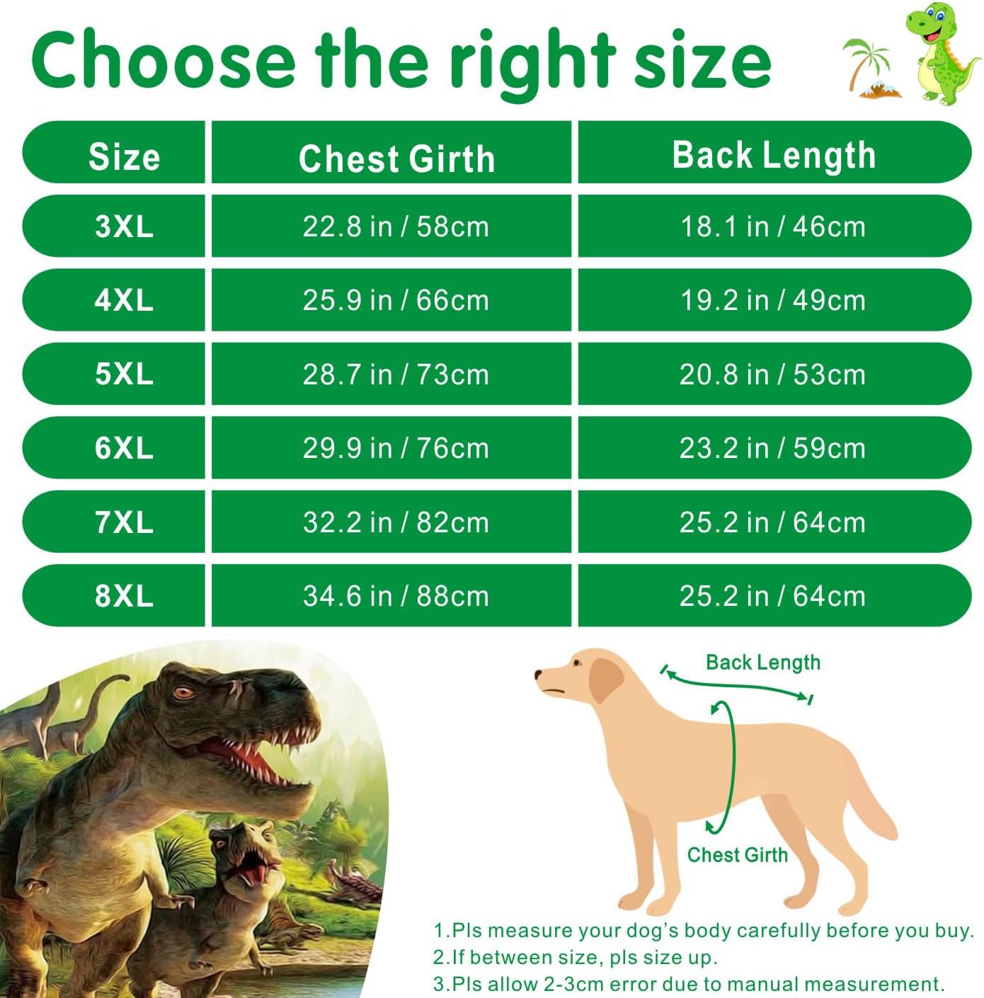 Idepet Large Dogs Halloween Dinosaur Costume Jacket Pet Dog Warm Fleece Winter Clothing Outfits Funny Apperal Golden Retriever Pitbull Clothes Hoodie (3XL)