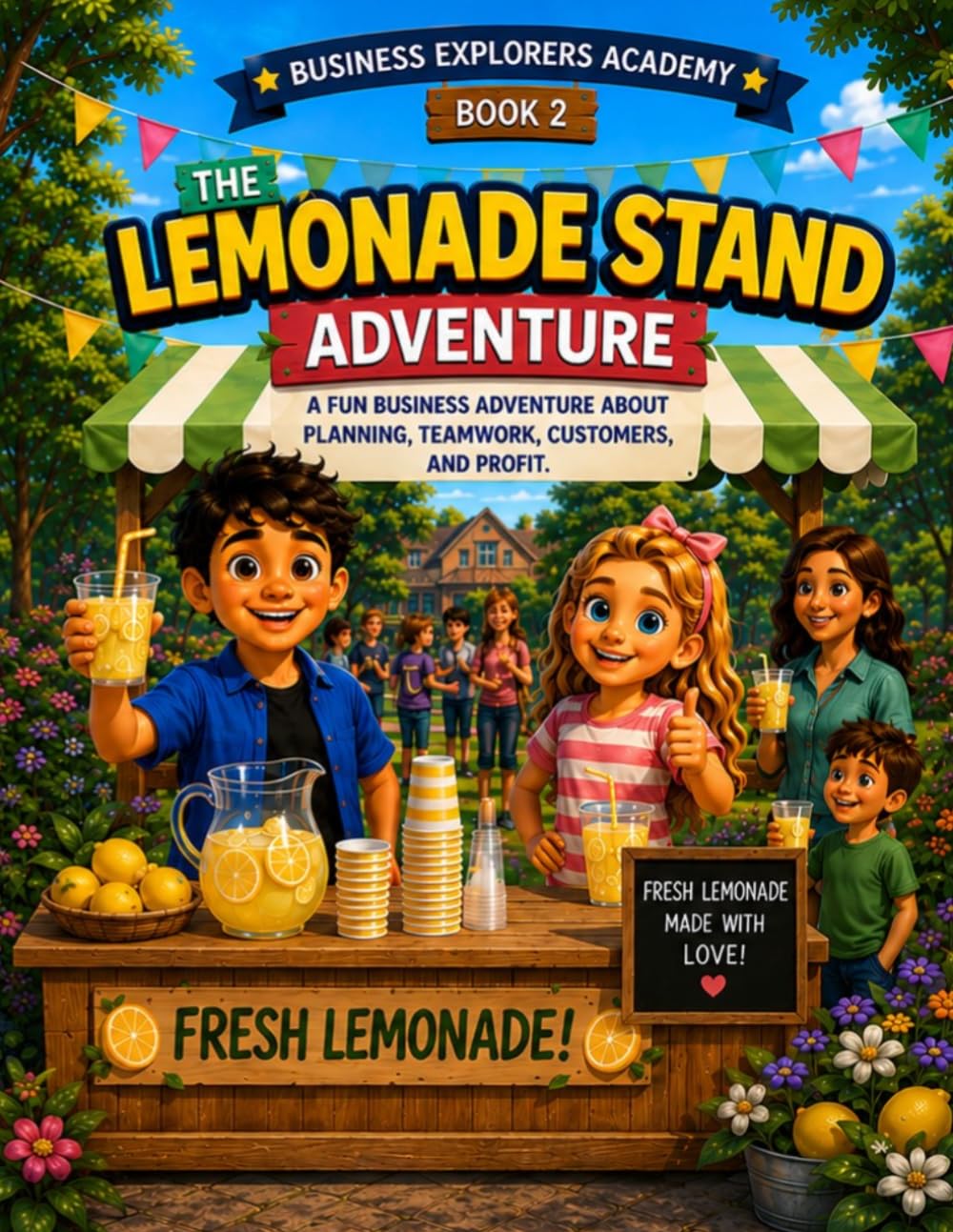 The Lemonade Stand Adventure: A Children's Business Story About Entrepreneurship, Earning Money, Customer Service, and Problem Solving (Business Explorer Academy for Kids)