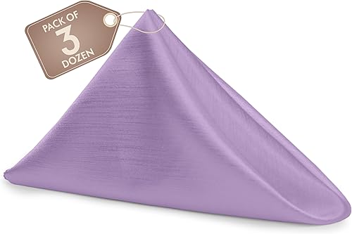 Miniatura 579 de Ultimate Textile -1 docena - Reversible Shantung Satin - Majestic - Servilletas de tela Majestic de 17 x 17 pulgadas color azul pizarra