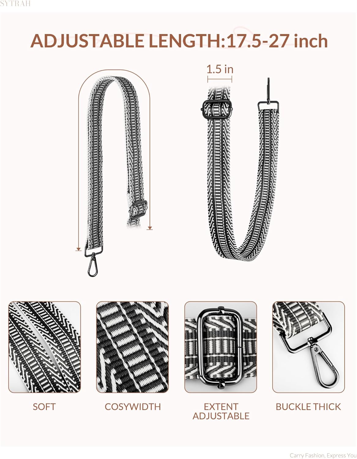 Sling Bag for Women, Crossbody Bags Purse for Women Trendy Vegan Leather Fanny Pack with Adjustable Strap - Image 9