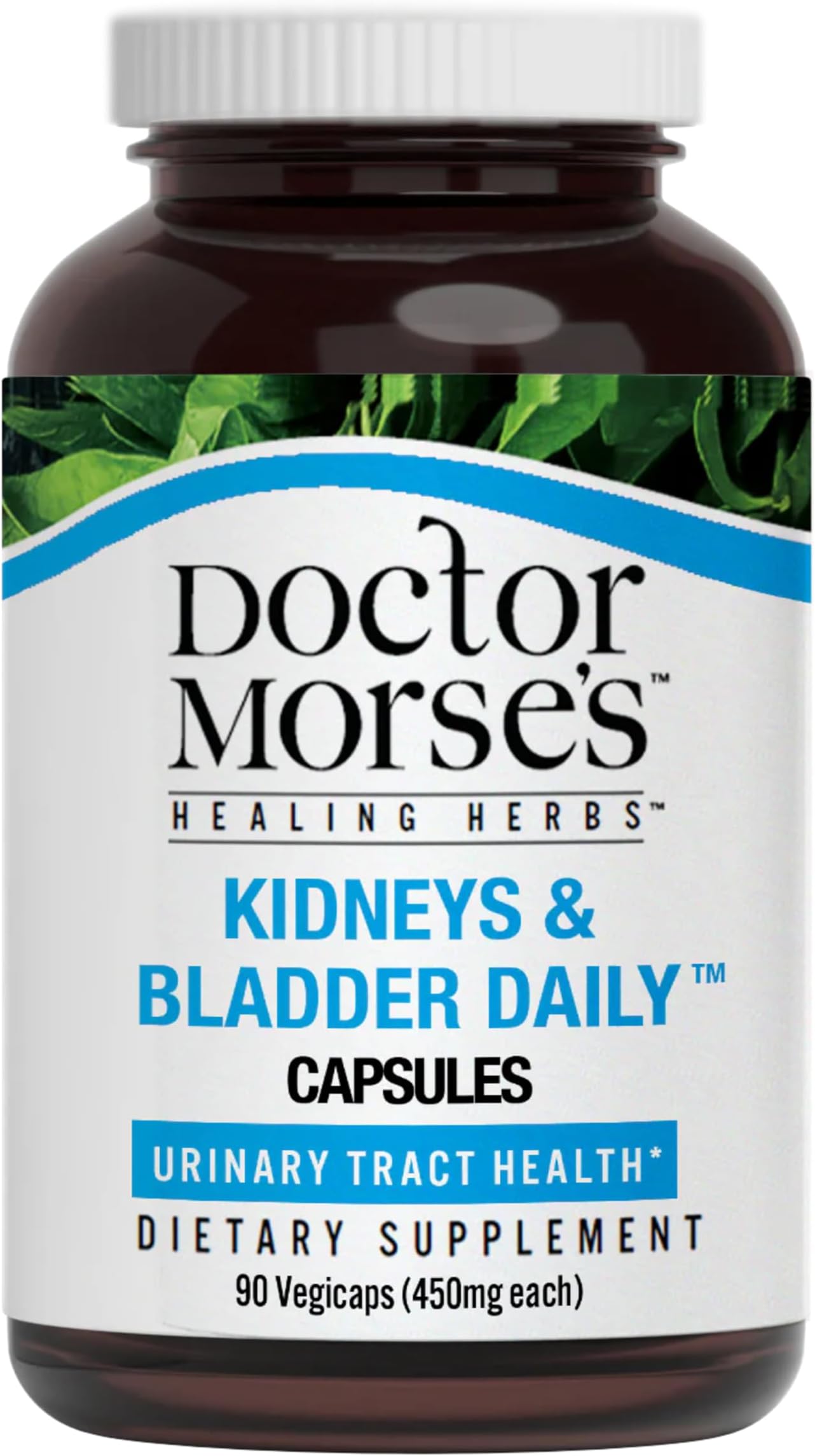 Doctor Morse's Kidney & Bladder Daily Cleanse - Support Urinary Tract Health & Elimination of Lymph - Naturopath Formulated - Cordyceps Mushroom, Juniper Berry, Horsetail Herb - 90 Capsules