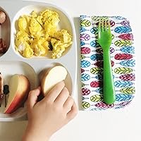 Vista 2 de Marley's Monsters Toallitas de tela reutilizables, paquete de 24 unidades, lavables, de algodón, sin papel (Ártico)