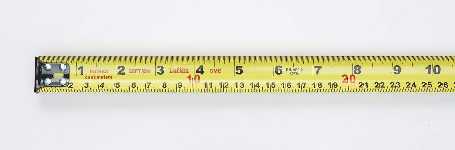 Lufkin PHV1048CME Power Return Tape, 1-Inch by 26-Feet, Hi-Viz Orange