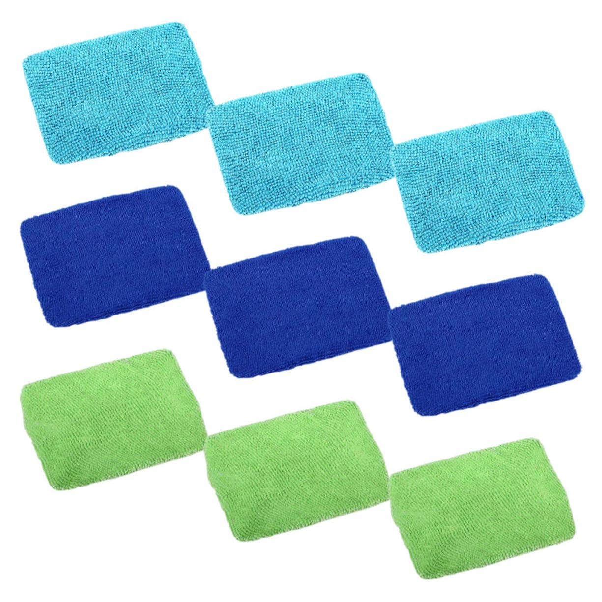 Parliky 9Pcs Auto Window Cleaning Cloth Microfiber Defogger Dust for Inside Car Windows Mirrors Windshields