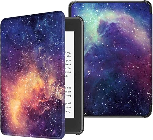 Fintie - Funda delgada para Kindle Paperwhite (décima generación del 2018), piel sintética ligera prémium con función automática de apagar y