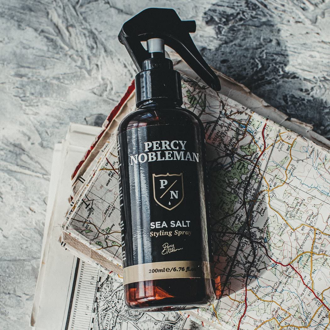Percy Nobleman Spray per il sale marino, uno spray per capelli per lo styling del sale marino (200 ml)