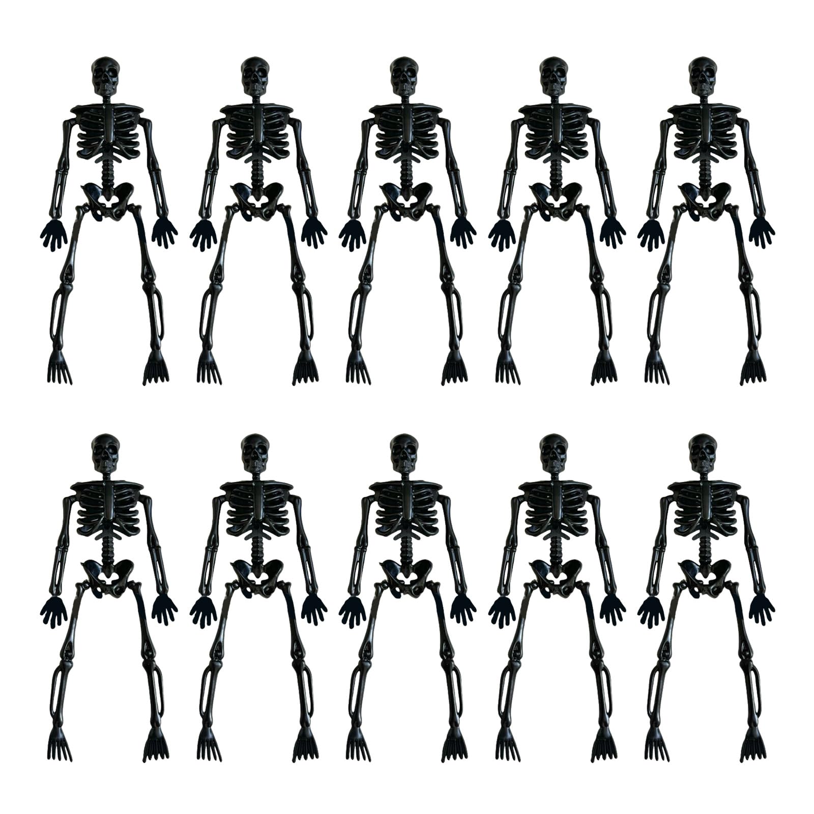 Tsophreniq Of 10 Halloween Skeleton Decorations Figures for Eerie Home Decors and Party Accessories Decorations
