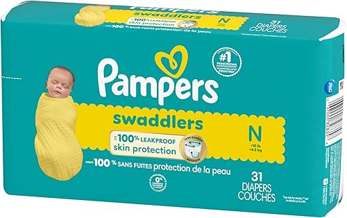 Miniatura 221 de Pañales Pampers Swaddlers, Talla 7 (11.8-22.7 kg), 70 unidades, absorbentes, mantiene al bebé seco y cómodo, pañal desechable seguro para la piel
