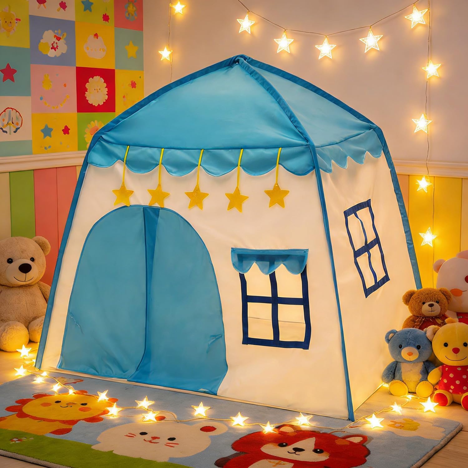 Kids pop up bed tent for sleeping