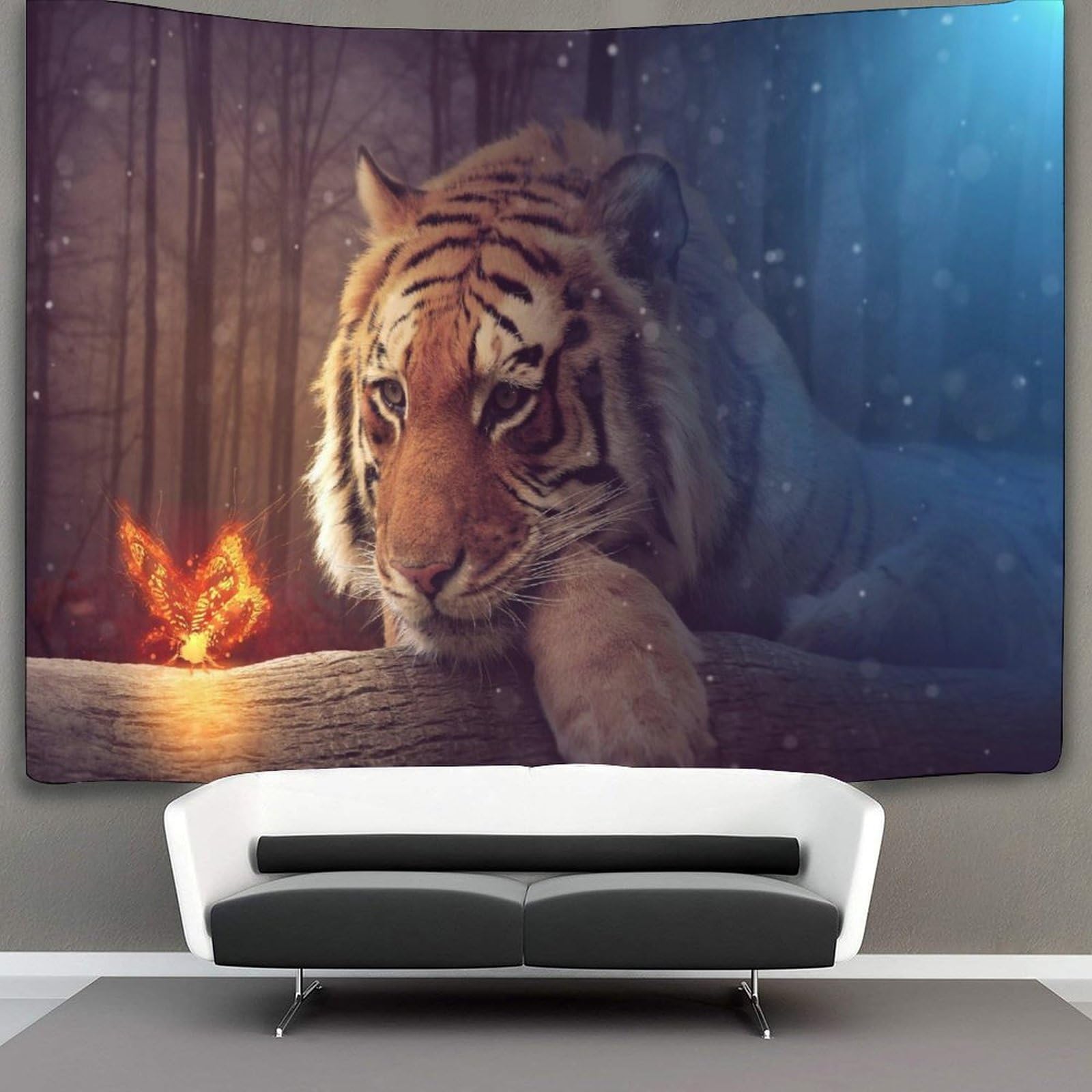 kaiyun Majestic Tiger Tapestry,Animal Art Wall Hanging Decoration for Living Room Bedroom & Dorm 130cmx150cm