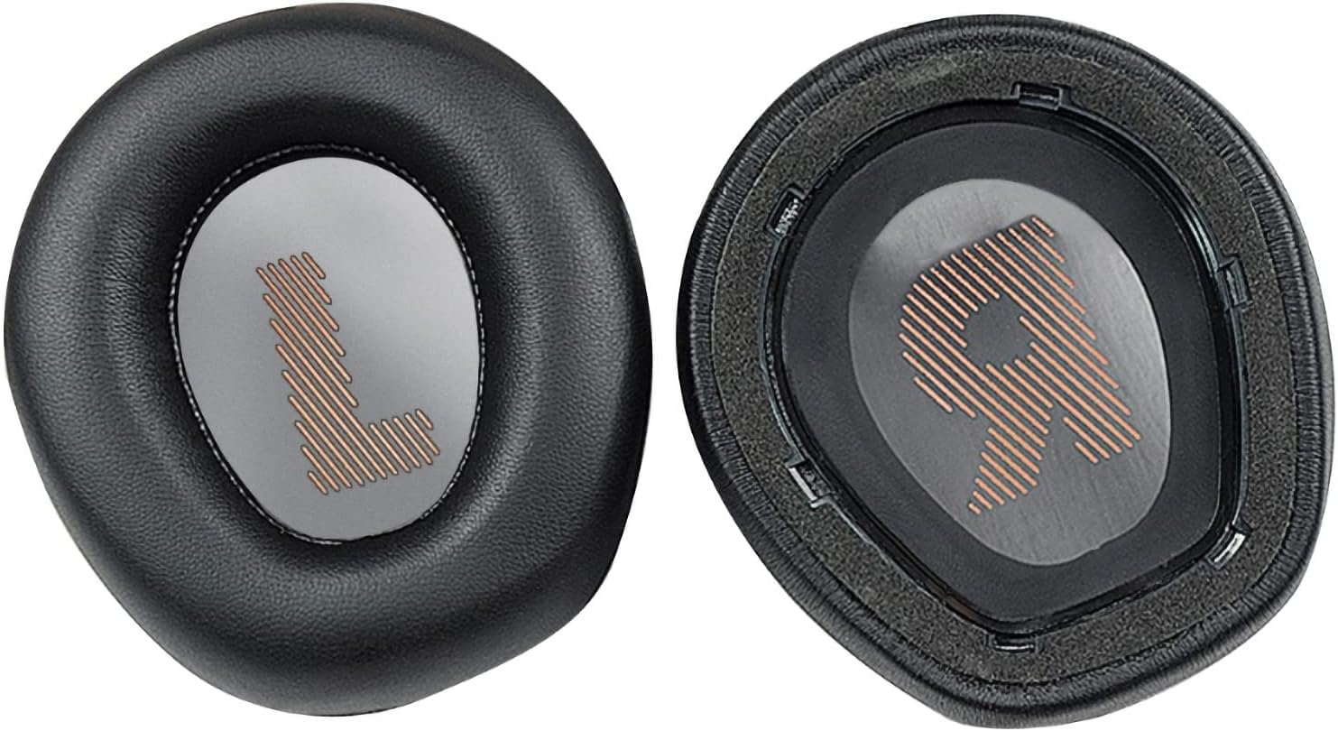 Q800 Replacement Earpads Protein Leather Ear Pads Cushions Cover Repair Parts Compatible with JBL Quantum 800 Wireless Over-Ear Performance Gaming Headset (Black)