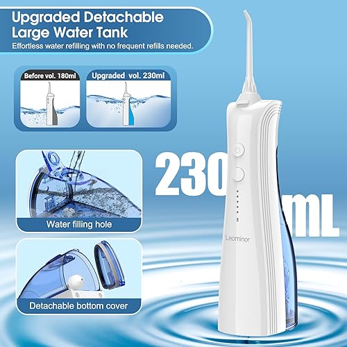Miniatura 3 de Leominor Mejora el hilo dental dental de agua A6 (blanco)