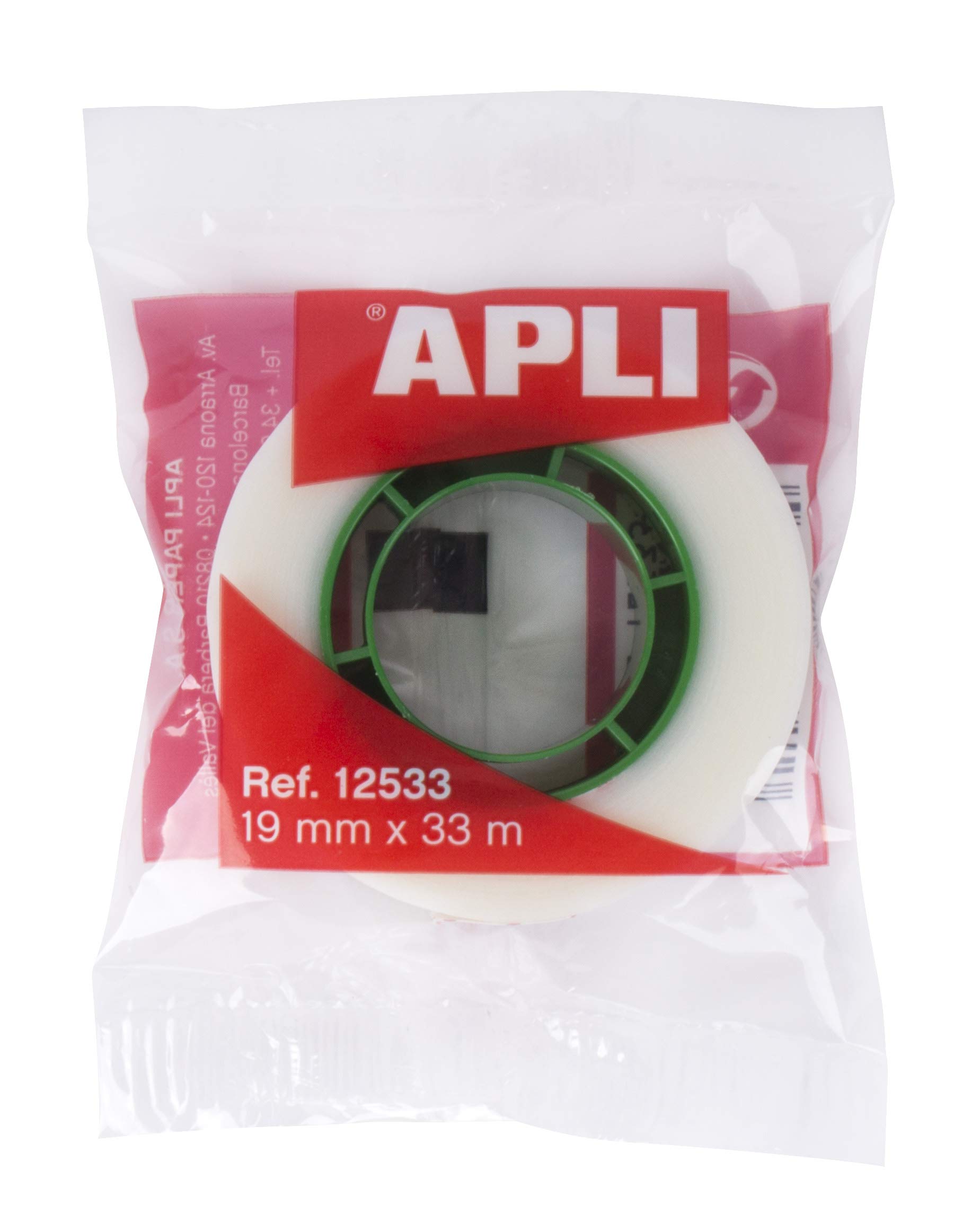APLI - Adhesive Tape Invisible Bag 19mm x 33m