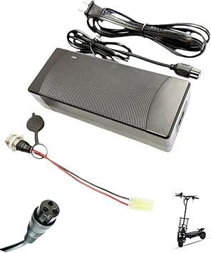 Electric Scooter Lithium Battery Power Charger 60V2A 67.2V M16 Aviation Head 1+3- Electric Scooter Power Supply is Suitable for Yume/TIFGALOP/INXING