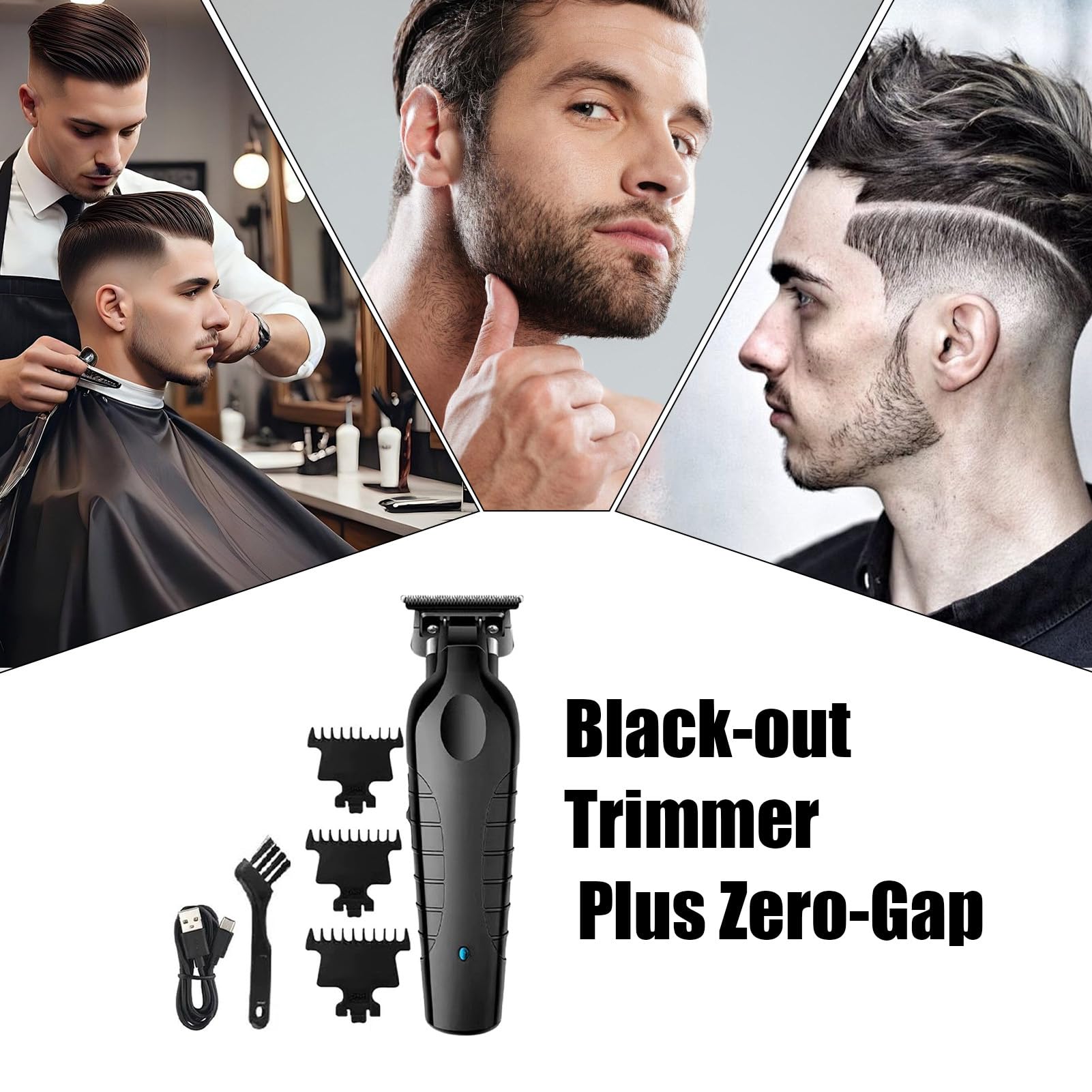 Trimmer per capelli da uomo, tagliacapelli da uomo Barber Barber Barber