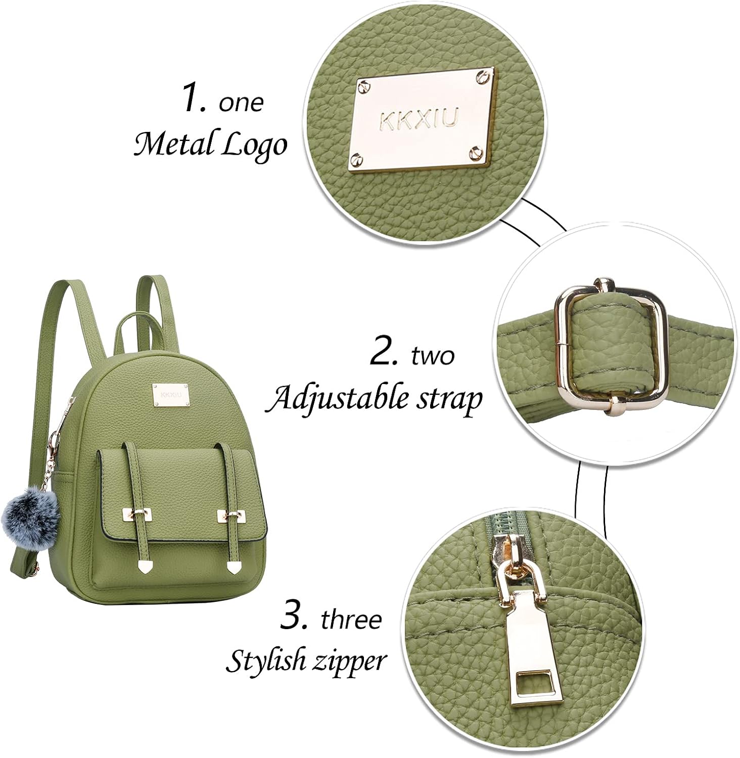 3 in one backpack purse