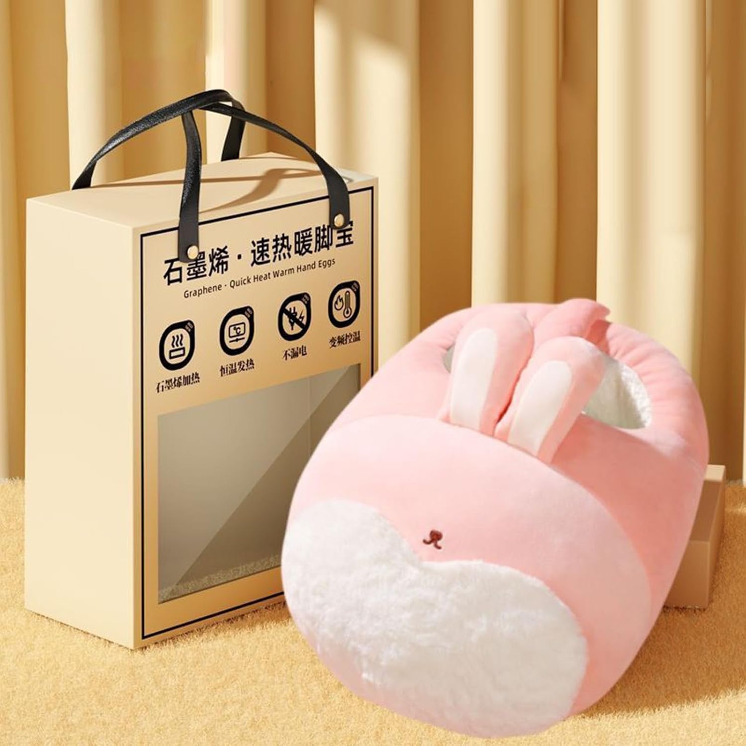 Foot Heating Pad, 3 Level Electric Heated Foot Rest, Thick Soft Home Supplies for Winter, Offices, Dorms, Cars, and Daily Use