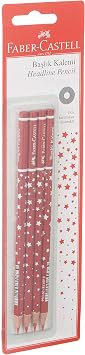 Faber-Castell Başlık Kalemi Yıldız Kırmızı