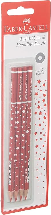Faber-Castell Başlık Kalemi Yıldız Kırmızı