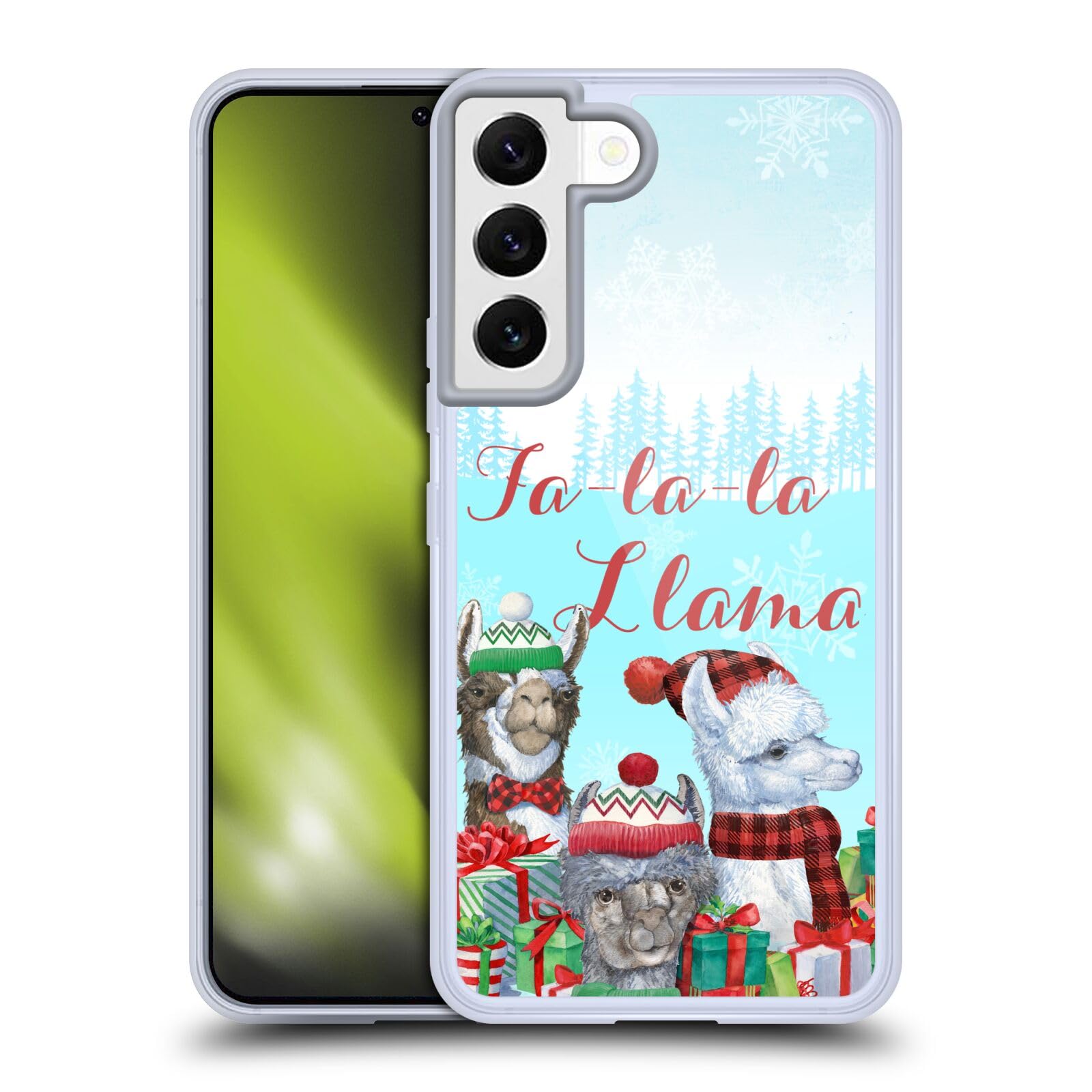 Funda Samsung S22 5G de Gel Suave de Llama Navidad Paul Brent 7