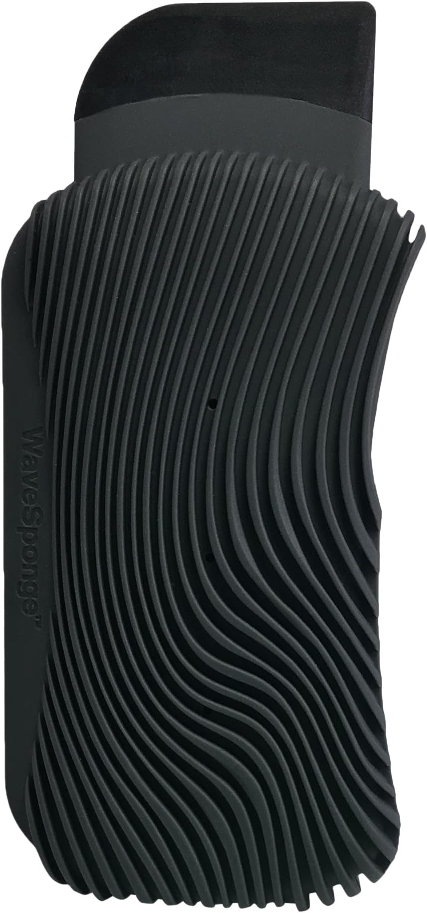 FusionBrandsFusionbrands WaveSponge Silicone Scraper, Squeegee & Scrub Sponge (Gray)