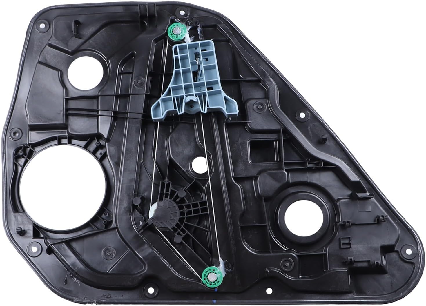 Rear Right Passenger Side Window Regulator with Panel Fit for Hyundai Sonata 2015-2019, Fit for Sonata Hybrid 2016-2019, OE# 83481-C1000 83481-C2000, Without Motor