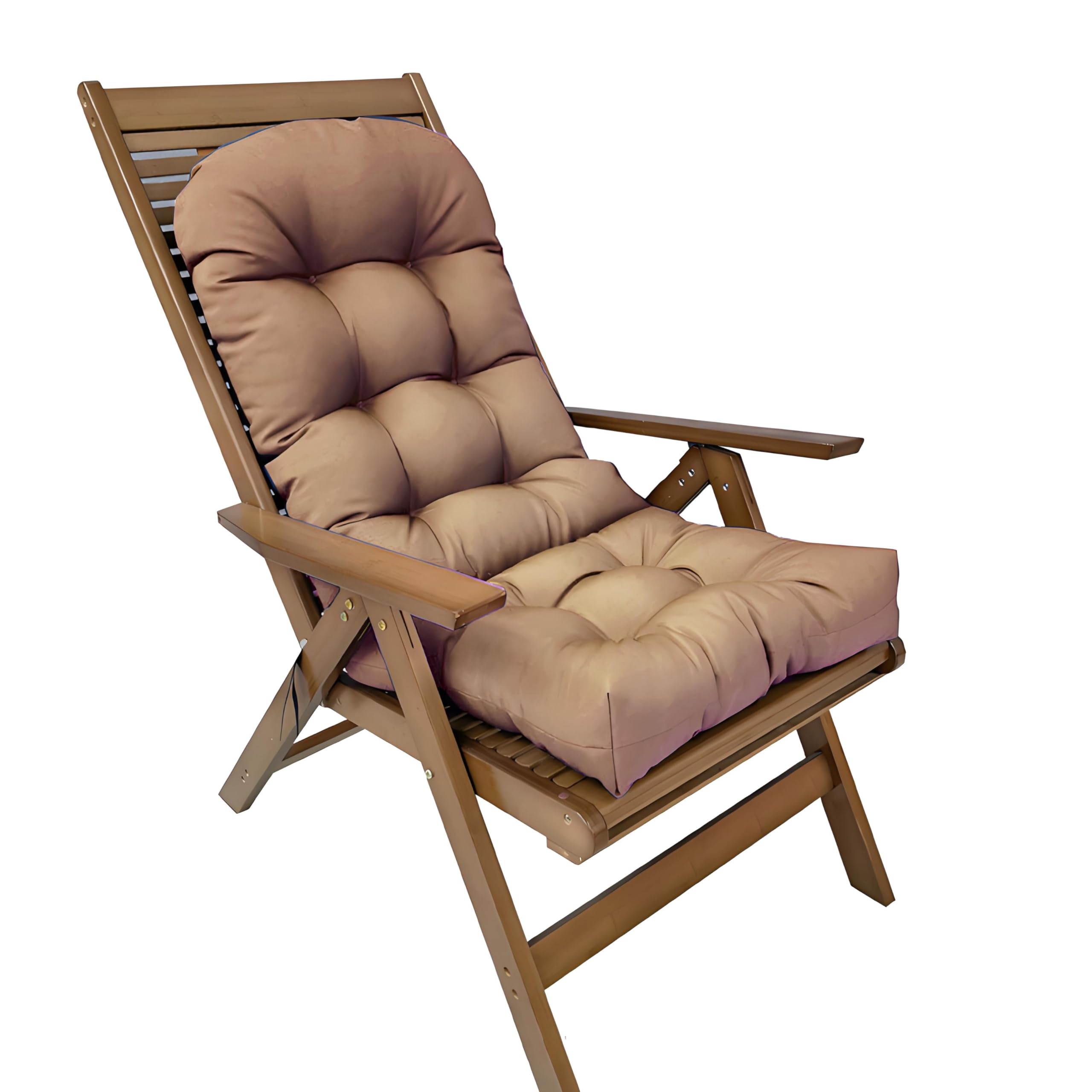 Coussin de rechange pour fauteuil de terrasse et porche au design tressé