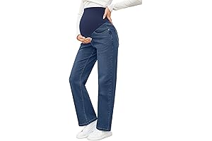Women's Maternity Straight Jeans: Optimal Comfort for Every Occasion