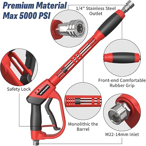 Miniatura 4 de Kit de pistola y manguera para lavadora a presión