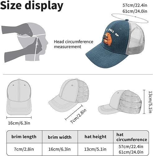 Miniatura 4 de devor Cap Ok I Pull Up Dad Hat, Graphic Hats for Men