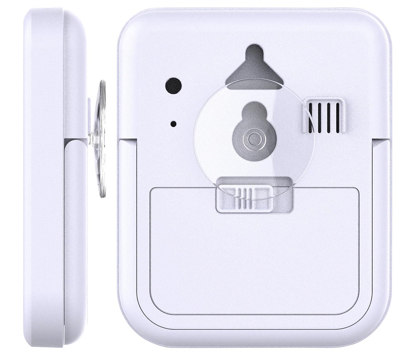 infactory orologio cucina: Set da 2 Orologi da bagno e doccia, bianco, dgital, misuratore di temperatura e umidità (orologio bagno con igrometro, per, WC)
