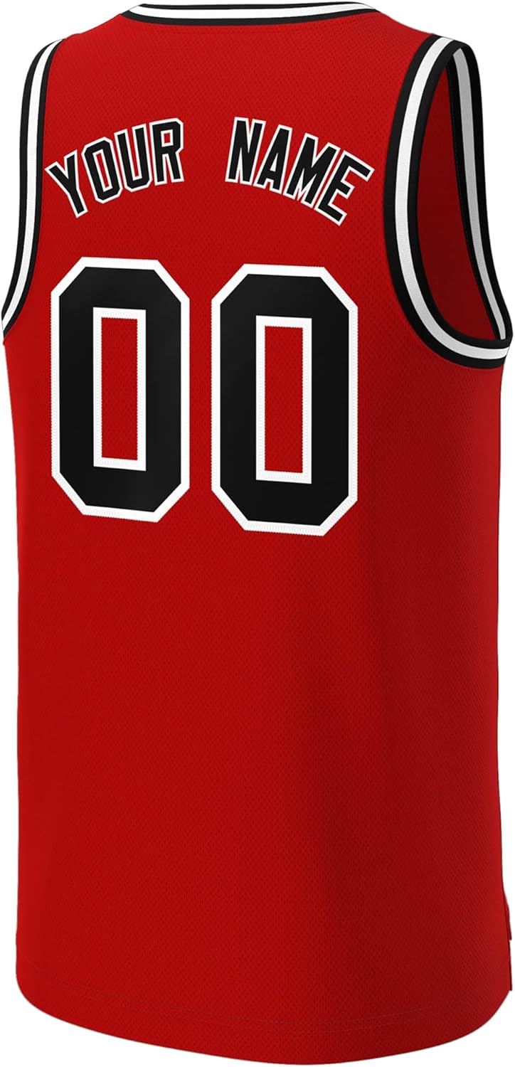 Custom Basketball Jerseys for Men Youth 90s Hip Hop Sports Shirts Stitched or Printed Personalized Name Number Logo - Image 2