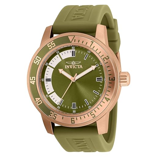 Invicta Relógio masculino Specialty de quartzo de silicone de 45 mm