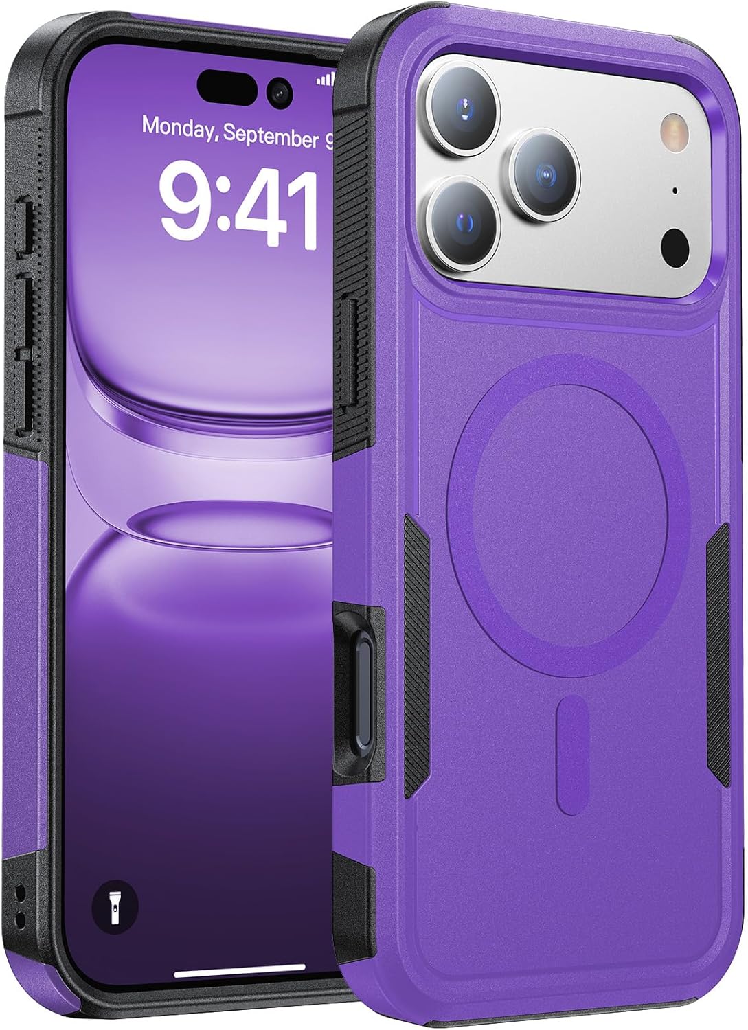 Magnetic for iPhone 17 Pro Max Case Military-Grade Shockproof, Rugged Phone Case, H...