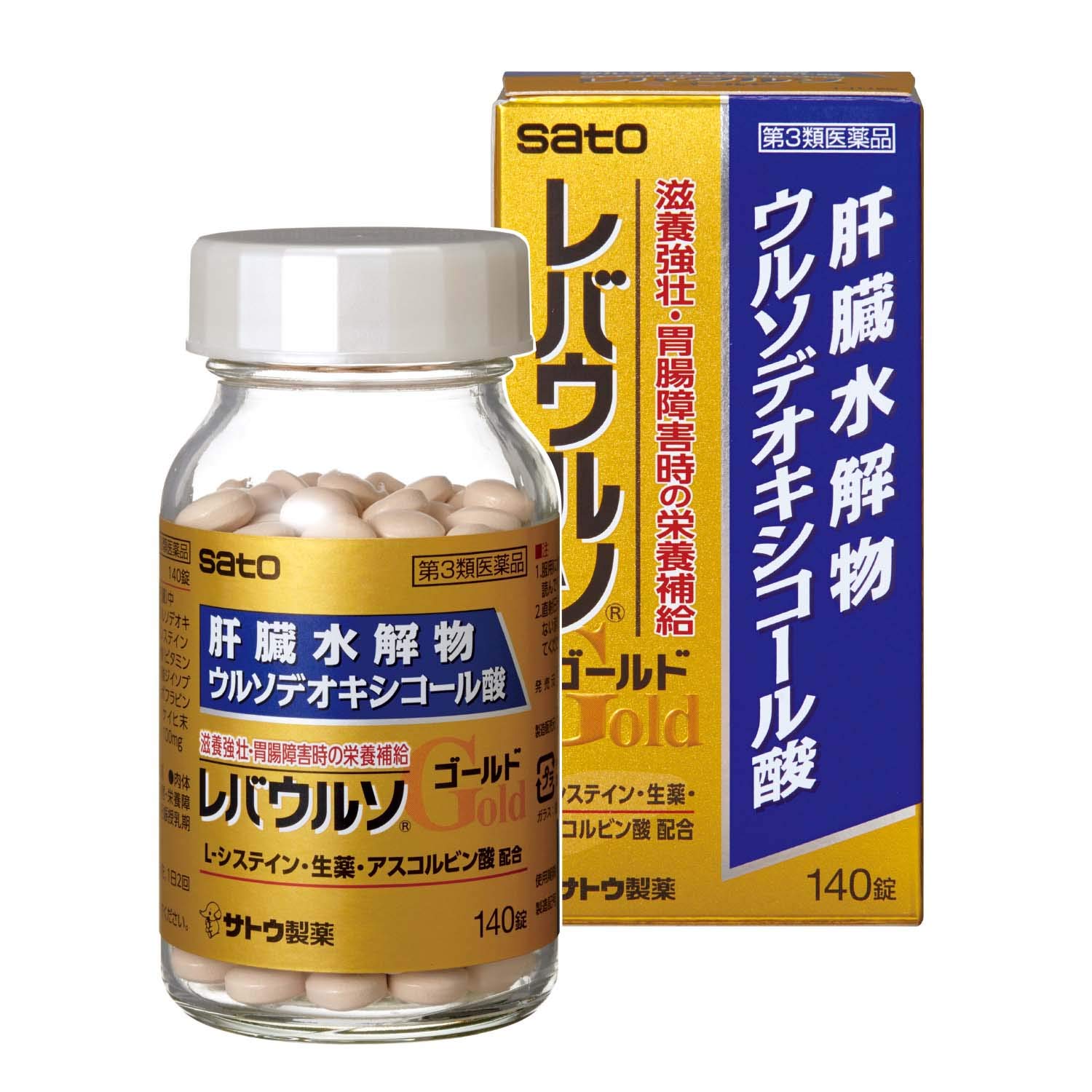 【スマイルSale】【54%OFF】【2,369円】 佐藤製薬 第3類医薬品 レバウルソゴールド 140錠