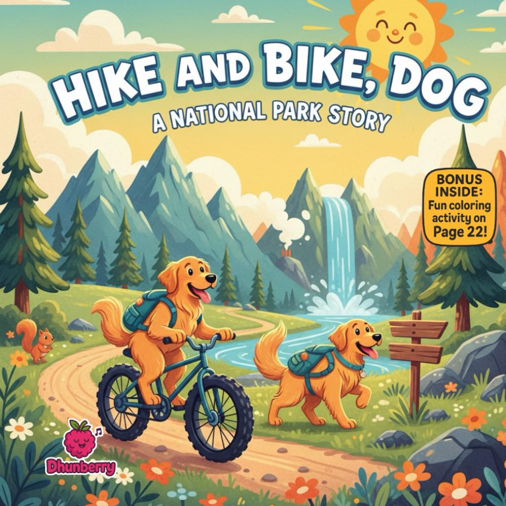 Hike and Bike, Dog A National Park Story: A National Park Adventure Filled with Rhymes, Friendship & Outdoor Fun