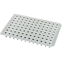 0.1ML 96 Well PCR Plate Non Skirted Transparent Pack of 50