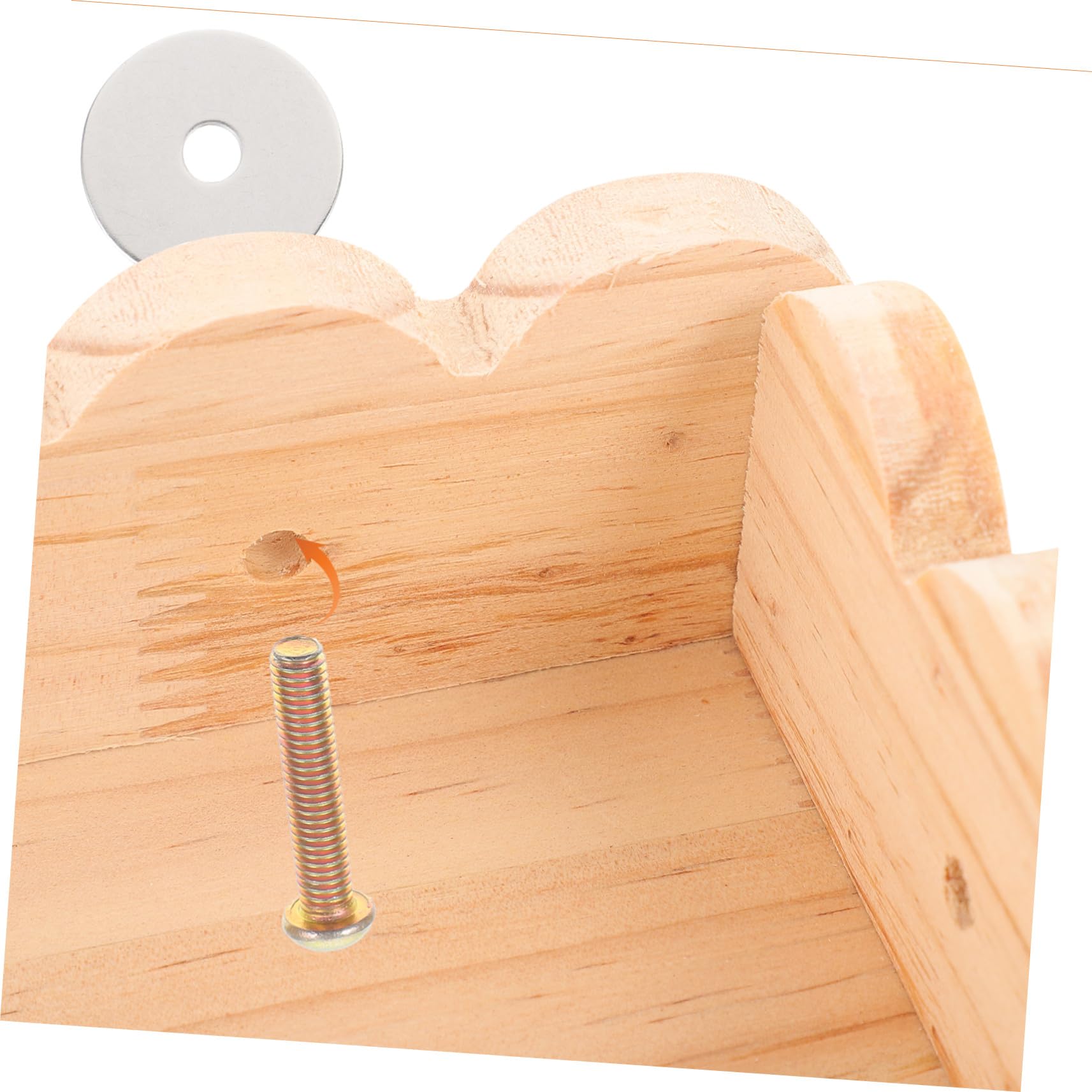 NOLITOY Piattaforma in Legno per Criceti, Vassoio Base Gabbia Khaki | Set 1 Pezzo, per Ratto e Criceto, Facile Installazione e Conservazione, Accessorio Habitat Decor