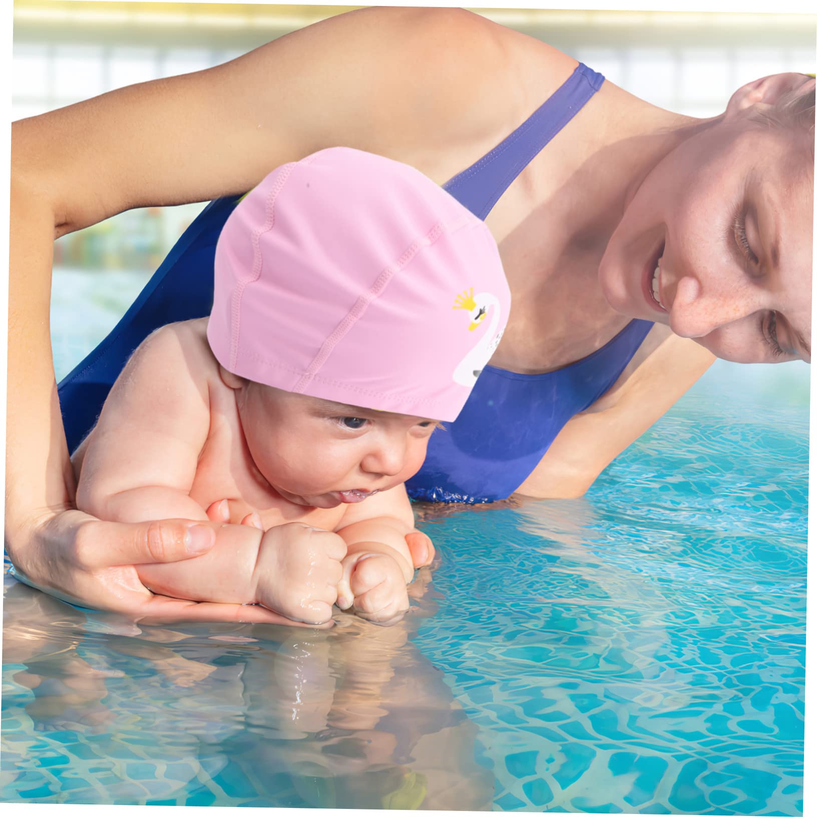 VANZACK Bonnet de Bain Enfant Bonnets de Bain Couvre-tête de Bain élastique Casquette de Bain Bebe Casquette Bain Shower Cap Couvre-Chef de Bain Bonnet de Bain Anti-Bruit PVC
