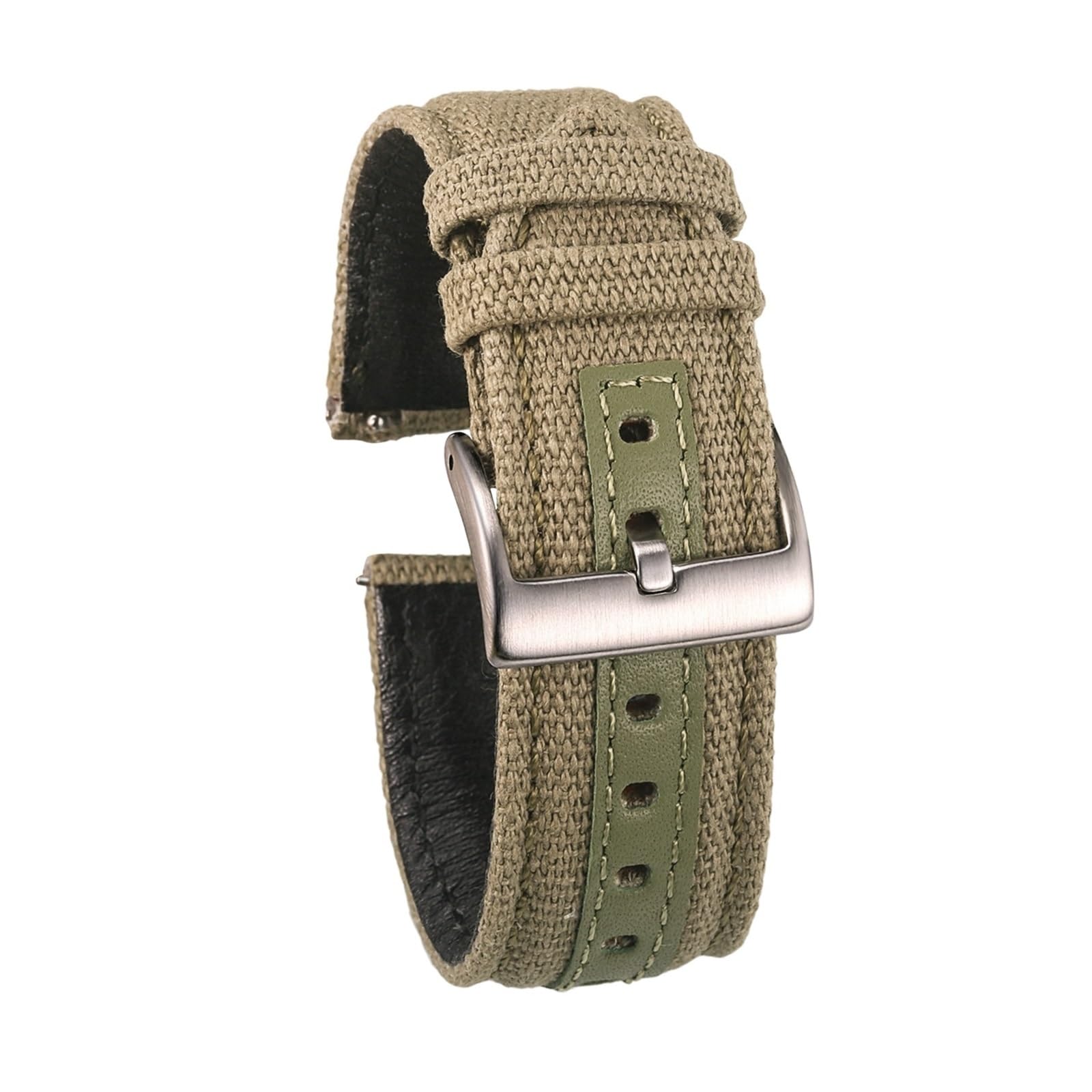 SiChouwz Cinturini For Orologi In Tela Cinturini A Sgancio Rapido In Materiale Premium Con Fibbia In Acciaio
