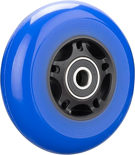 Miniatura 5 de Ruedas de patinaje en línea con rodamientos ABEC-9 y espaciadores flotantes para cuchillas patines de hockey, 85A para interiores y exteriores, 2.43