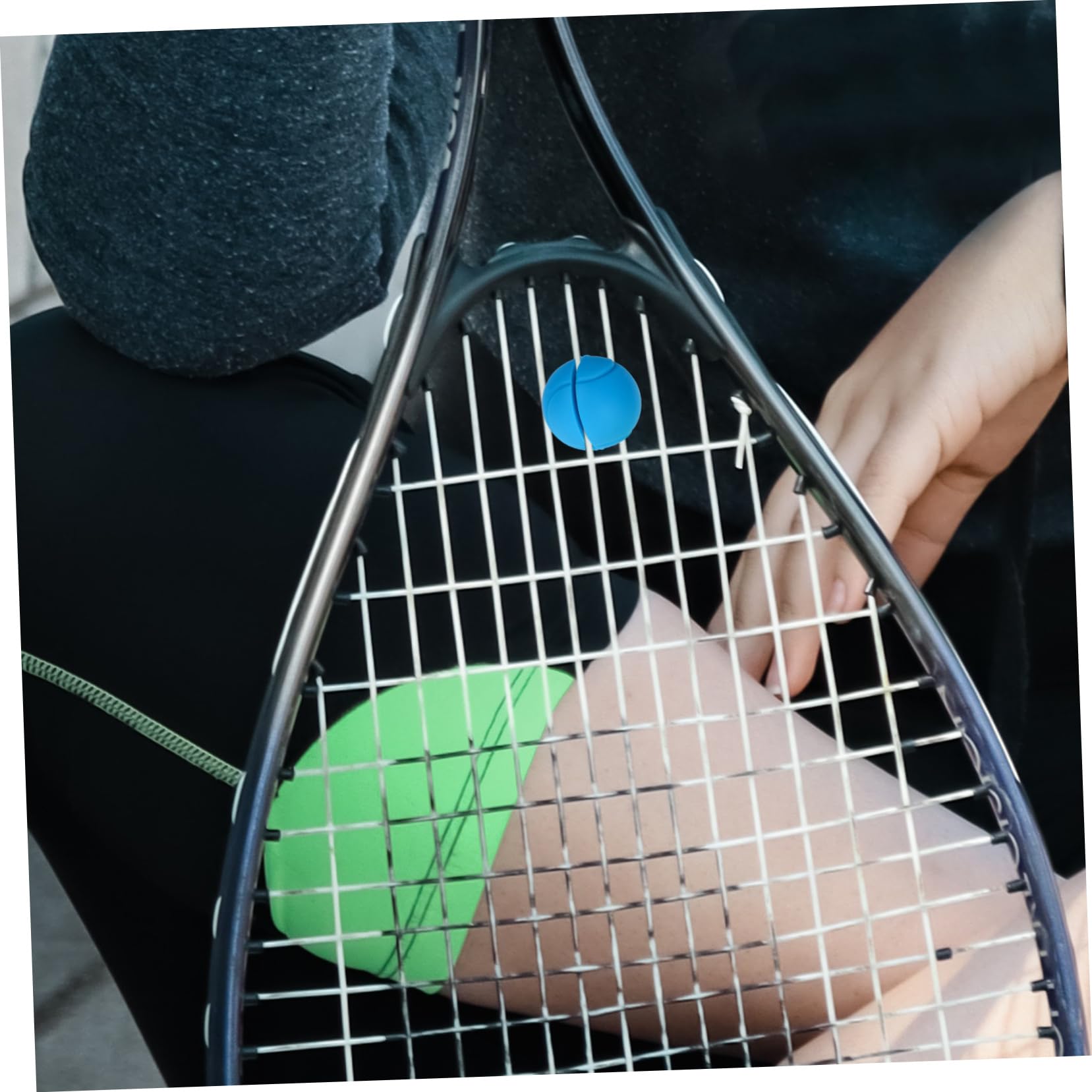 ibasenice Stoßdämpfer Für Tennisschläger Dämpfung Absorber Klein Tennisbälle Masse Tennis-stoßdämpfer Vibrationsdämpfer Tennis Dämpfer Tennisschläger Plastik