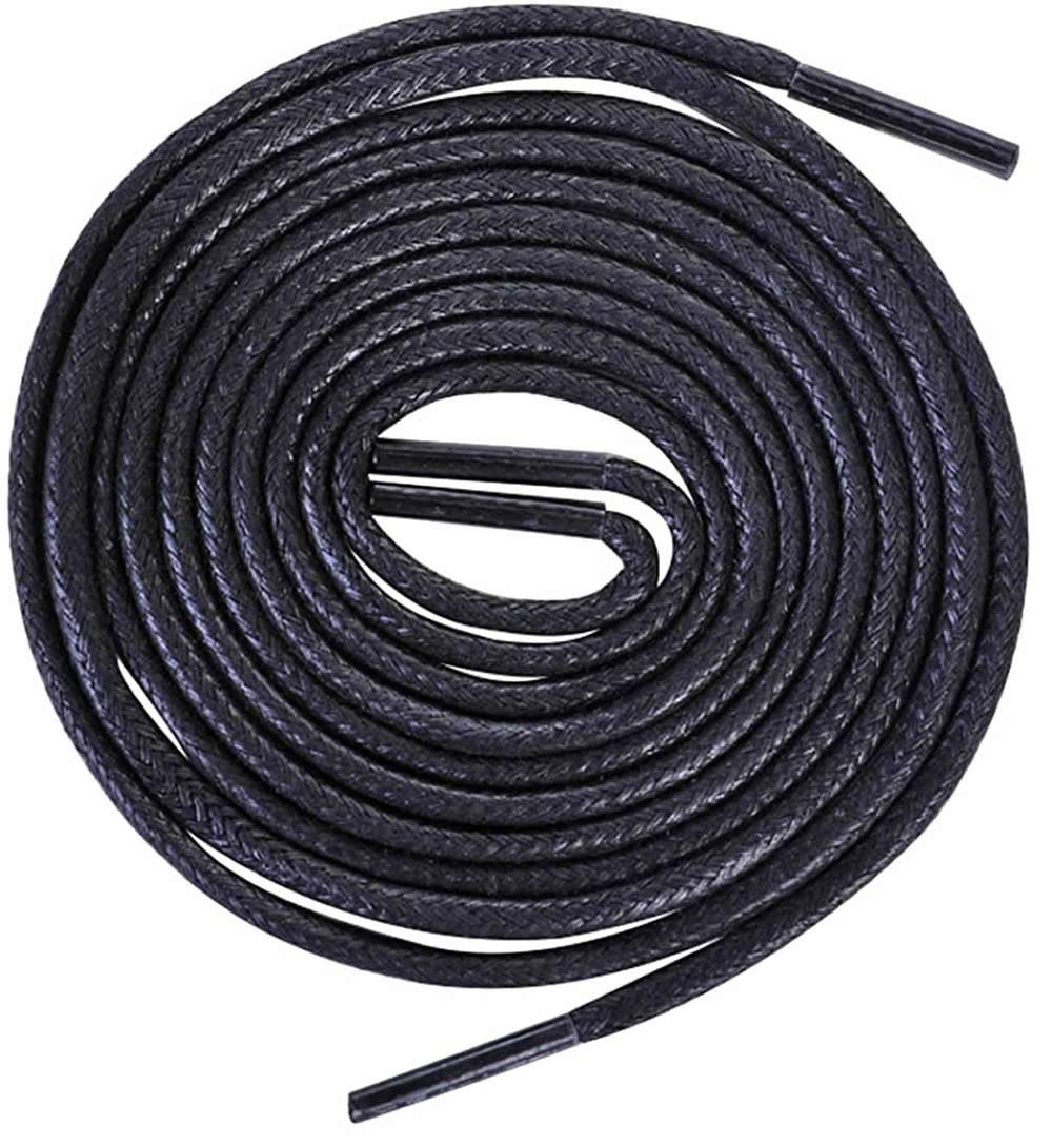 Premium Round Waxed Shoe Laces – Durable, Stay-Tied Cotton Blend for Dress Shoes, Oxfords, Boots & More – 80CM & 100CM Lengths – Elegant Weave, Multiple Colors for a Stylish, Secure Fit